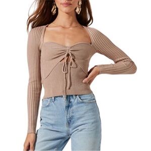 ASTR the label Cortana ribbed sweater